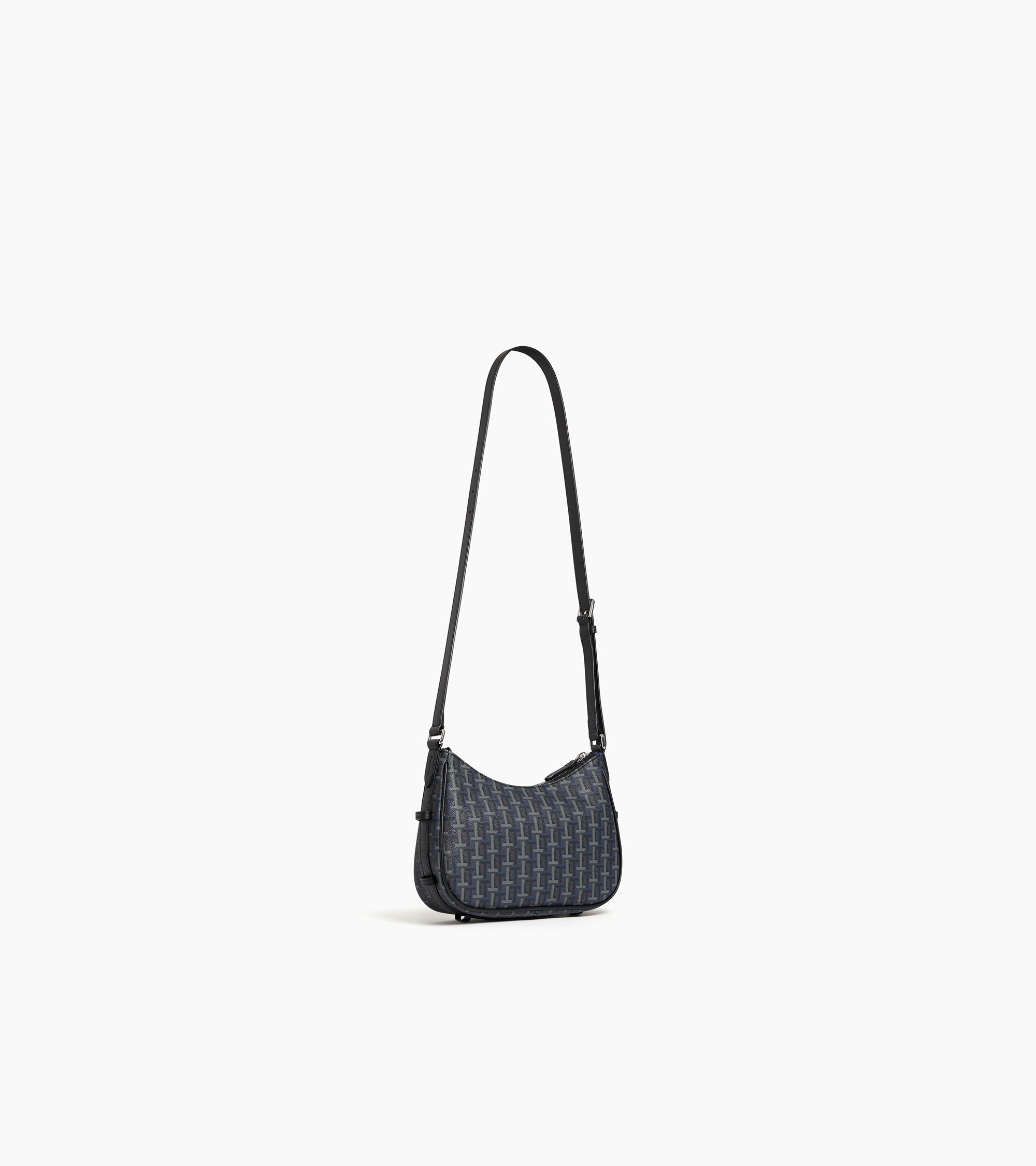 Bolso baguette Camille de tela con monograma