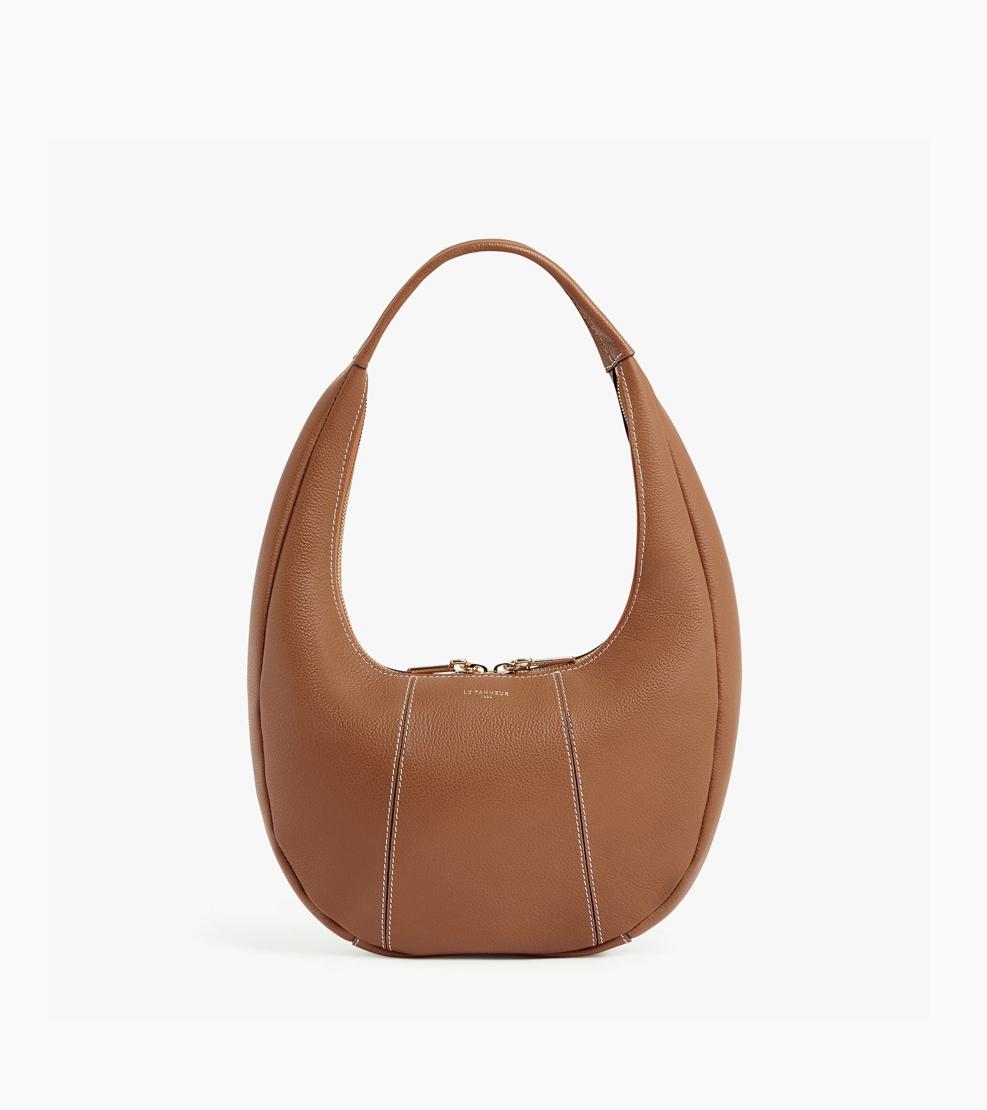 Bolso hobo mediano modelo Juliette de cuero granulado