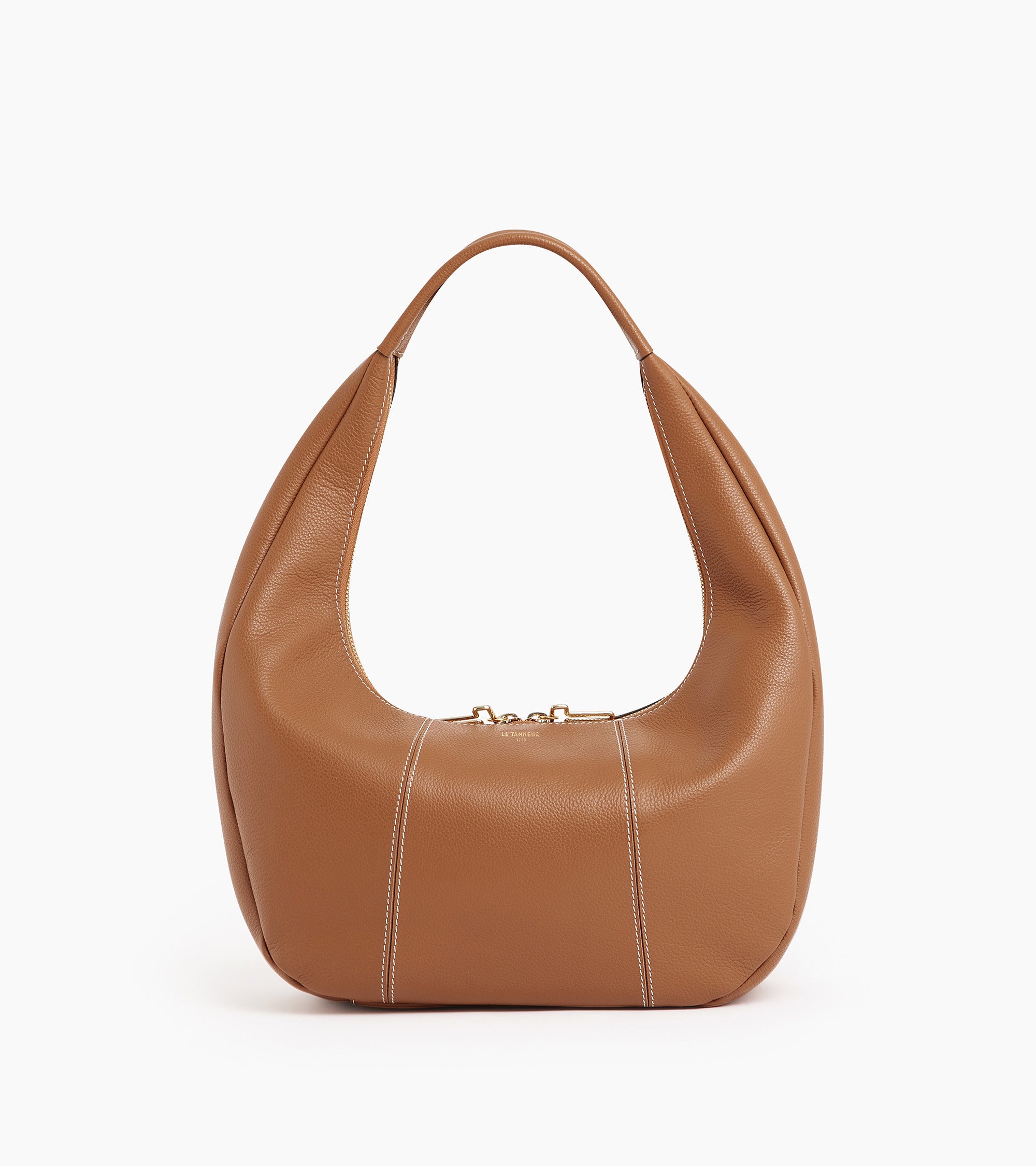 Bolso hobo grande Juliette de cuero granulado